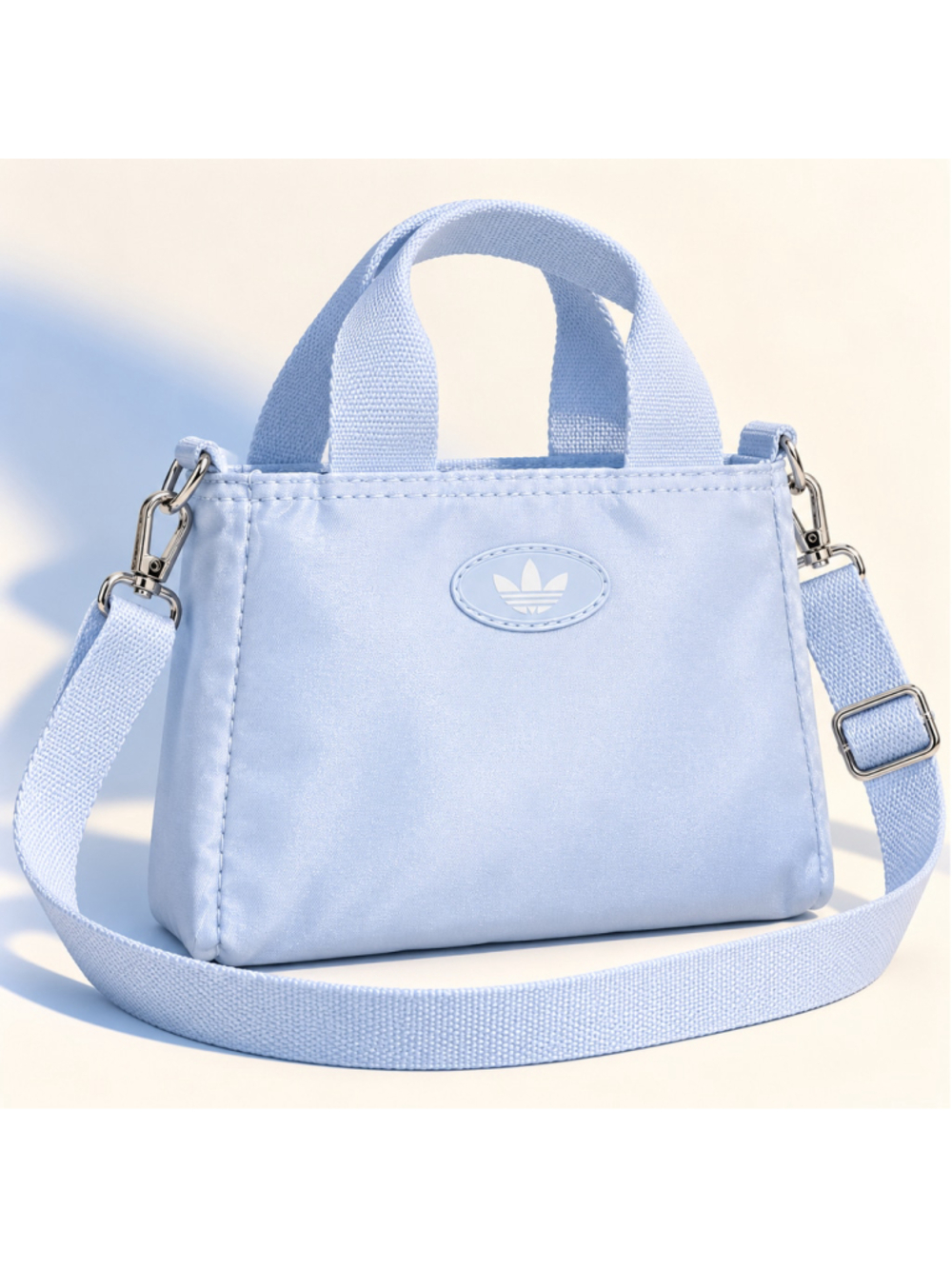 adidas Originals Micro Mini Tote Crossbody Bag Sky Blue NWT